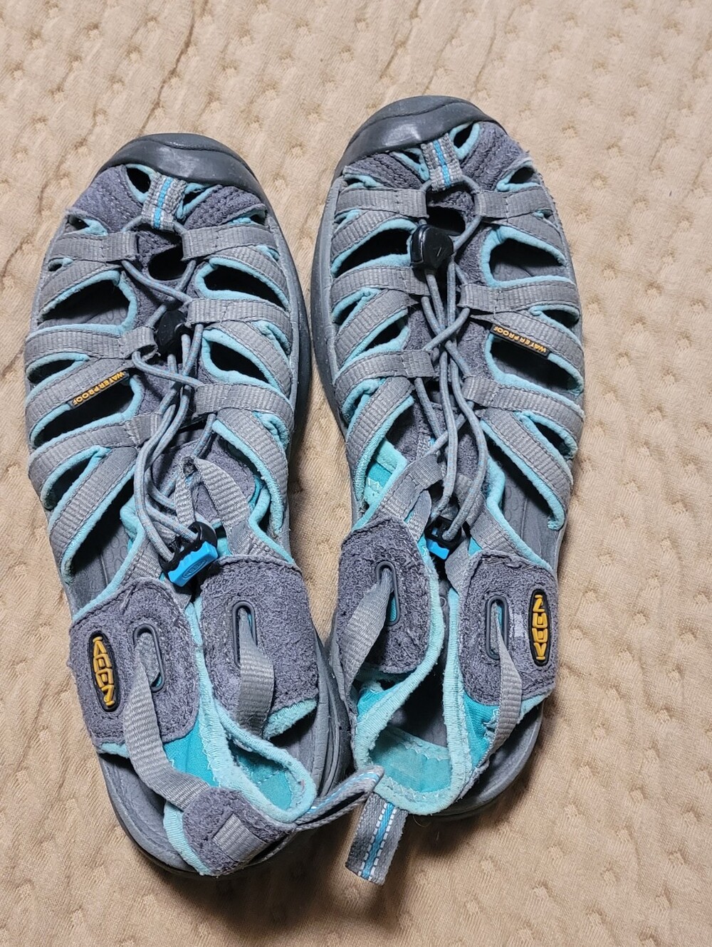 💜2 for $10💜 Bundle and save KEEN Gray & Light Blue Outdoor Sandals